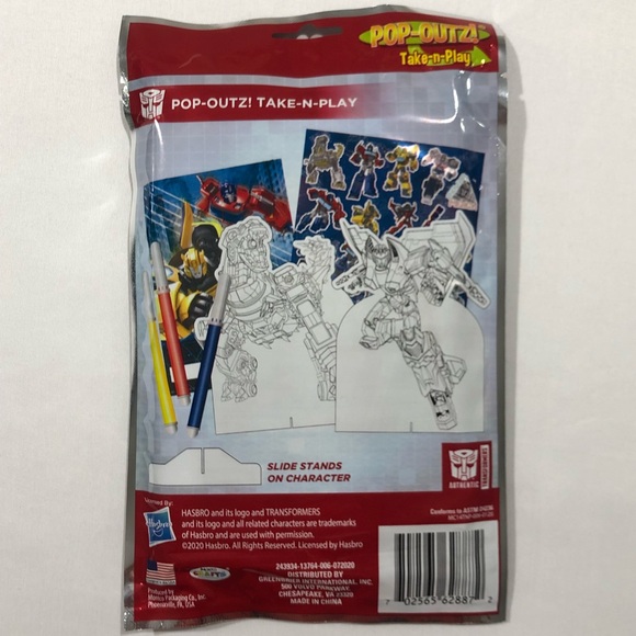 Transformers Color and Play Activity Set - Picture 4 of 7